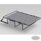 Stelaż rozkładany z brezentem funkcja spania 90 x 200 cm