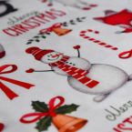 Tkanina świąteczna Bałwanki 954