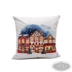 Poszewka świąteczna Wzór nr 2 Miasteczko