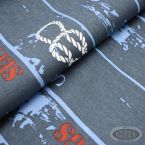 Tkanina leżakowa bawełniana Marynarska szara