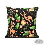 Poszewka świąteczna bawełniana 40x40 wzór Renifery