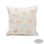 Poszewka świąteczna welur 40x40 wzór Gwiazdy