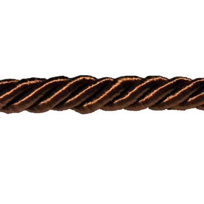 Sznur ozdobny włoski 8mm brąz