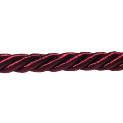 Sznur ozdobny włoski 8mm bordo
