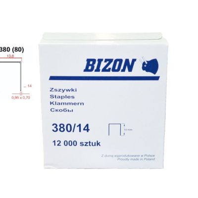 Zszywki tapicerskie BIZON Typ 380/14