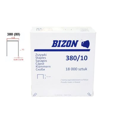 Zszywki tapicerskie BIZON Typ 380/10