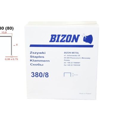 Zszywki tapicerskie BIZON Typ 380/8