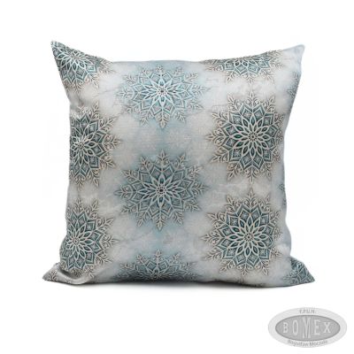 Poszewka świąteczna 40x40 wzór Śnieżynki