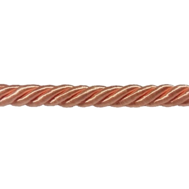 Sznur ozdobny włoski 8mm łososiowy