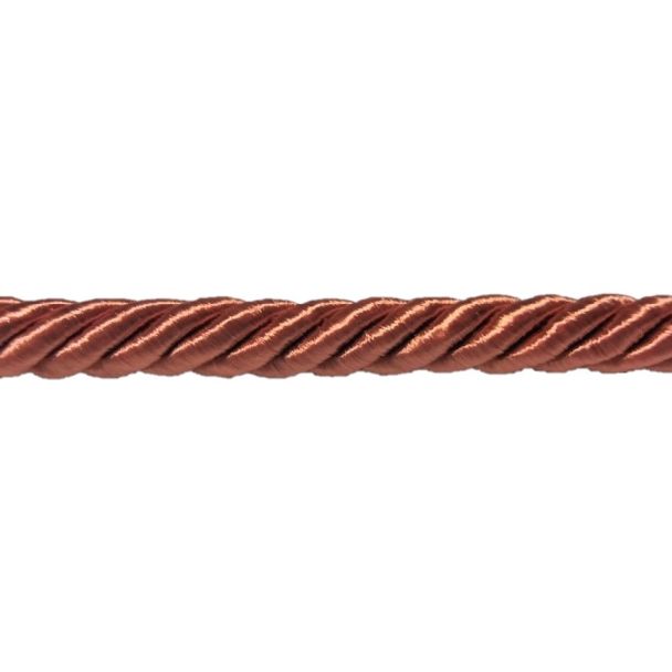 Sznur ozdobny włoski 8mm kolor miedziany