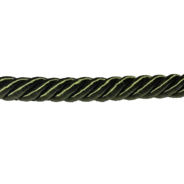 Sznur ozdobny włoski 8mm oliwka