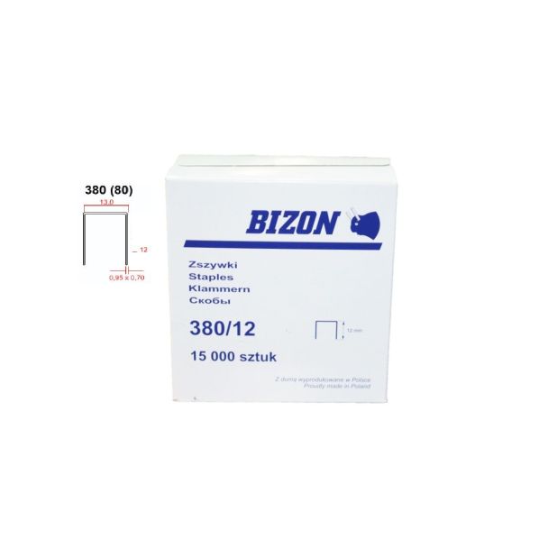 Zszywki tapicerskie BIZON Typ 380/12
