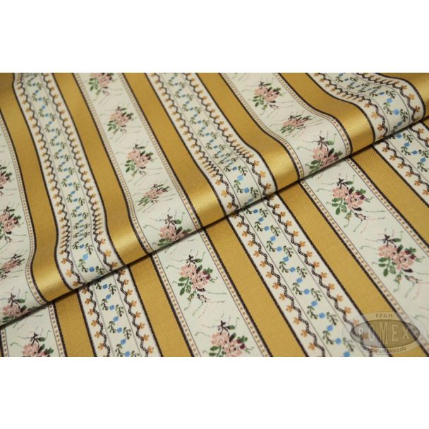 Tkanina stylowa Amadeusz Złoty 2053