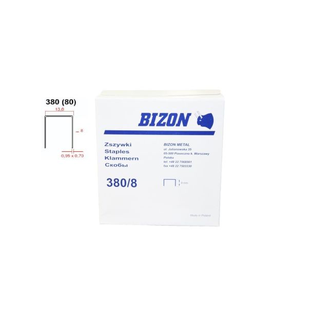 Zszywki tapicerskie BIZON Typ 380/8