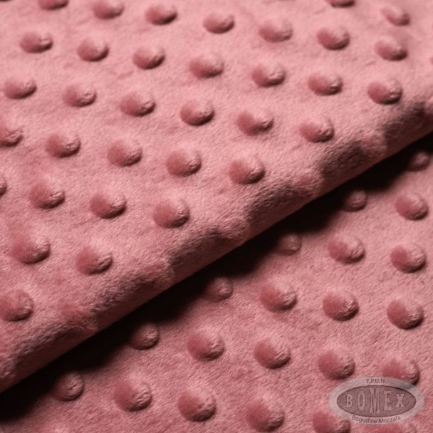 Minky Brudny róż 1272