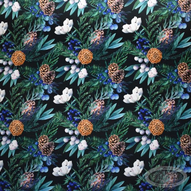 Tkanina świąteczna Jemioła 953