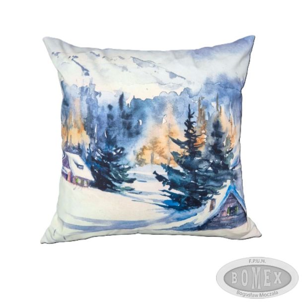 Poszewka zimowa Zimowy pejzaż