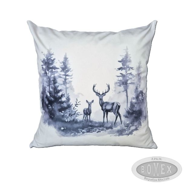 Zimowa poszewka Jelenie