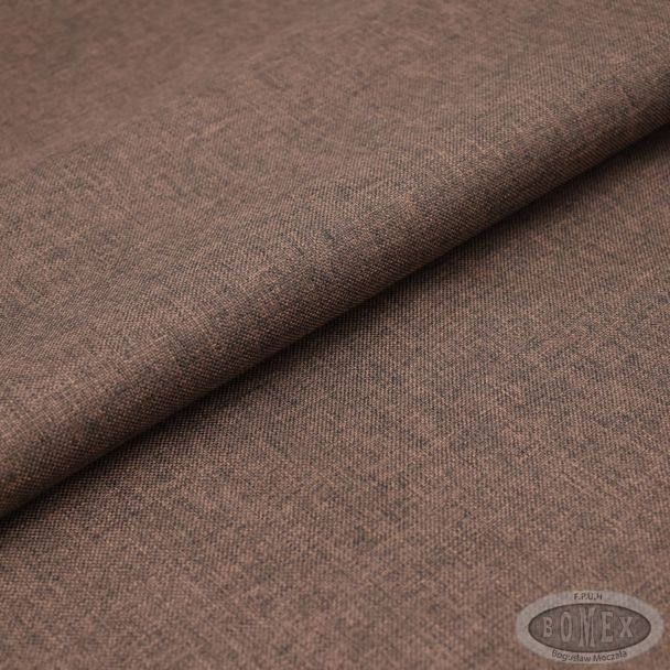 Tkanina wodoodporna imitacja lnu 72 jasny brąz