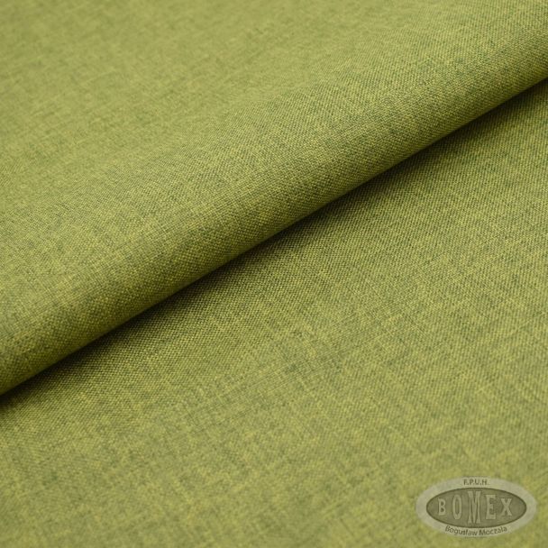 Tkanina wodoodporna imitacja lnu 75 Pistacja ciemna