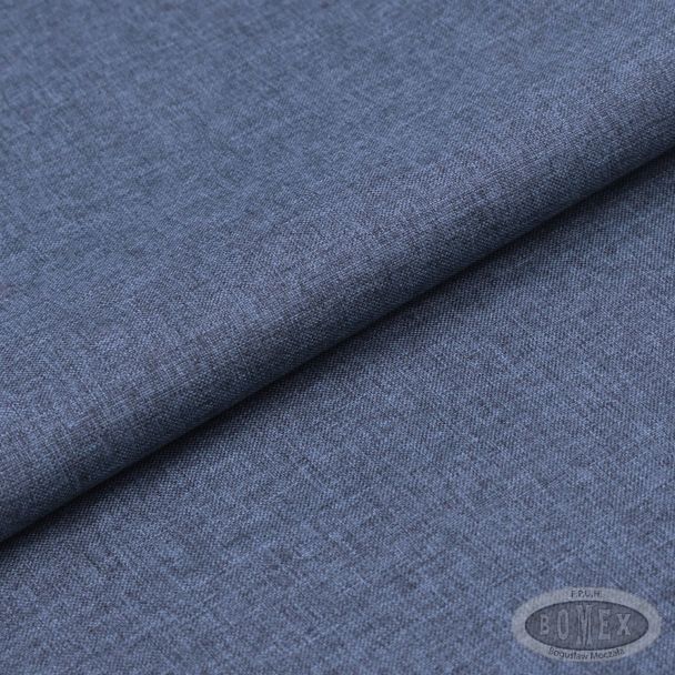 Tkanina wodoodporna imitacja lnu 78 granat