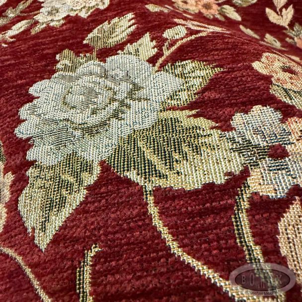 tkanina stylowa kwiat gobelin 2073