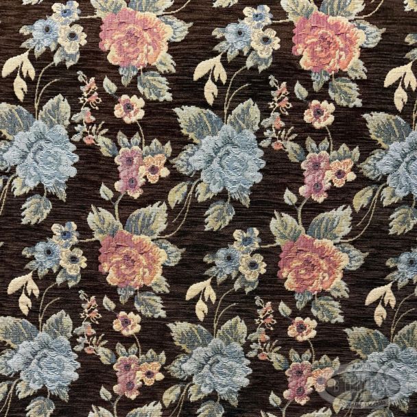 Tkanina stylowa Kwiat gobelin 2074 